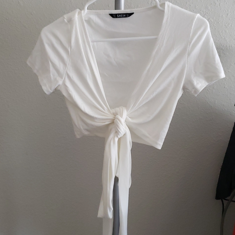 Wrap-around Tie Crop Top